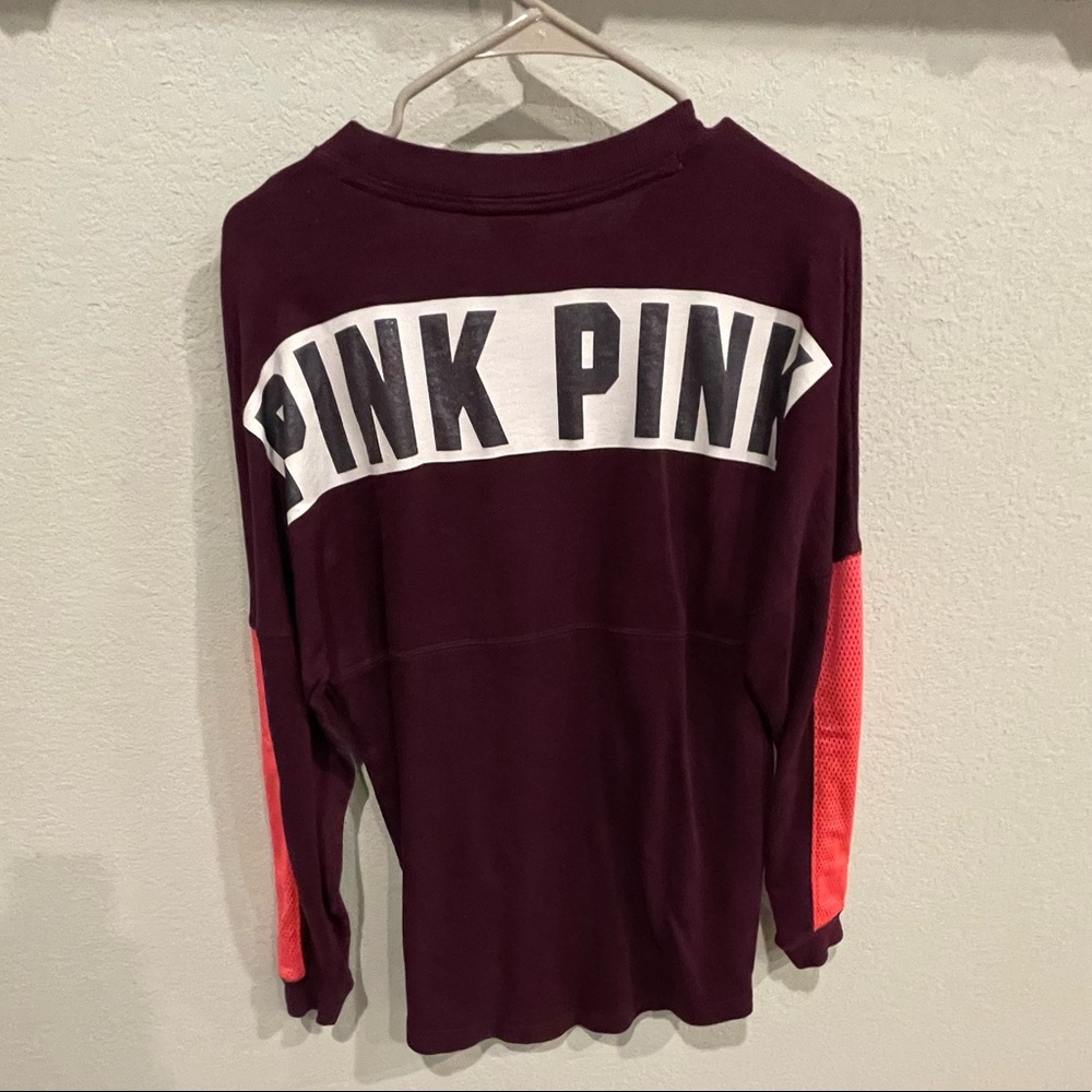 oversized pink long sleeve